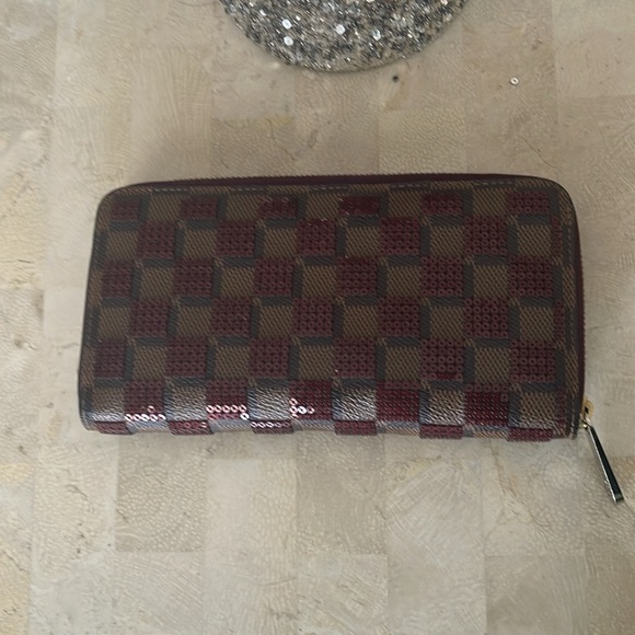 Louis Vuitton Damier Paillettes Sequin wallet - Picture 4 of 11